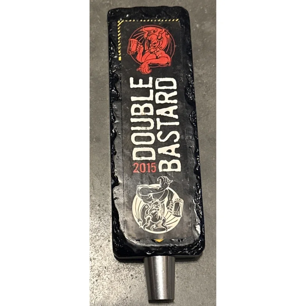 STONE Arrogant Bastard Ale Beer Tap Handle Label‎ Is A Sticker Rare/MAN CAVE 8